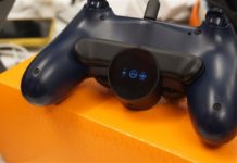 Přezkoumání přílohy tlačítka DualShock 4 Zpět