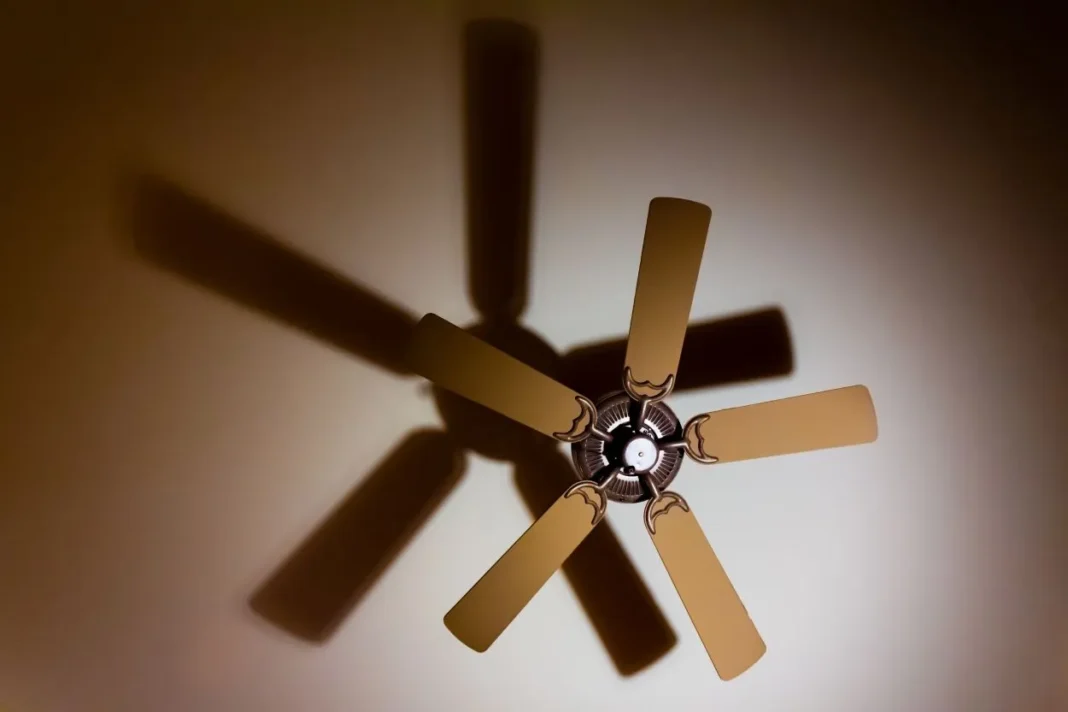 A ceiling fan