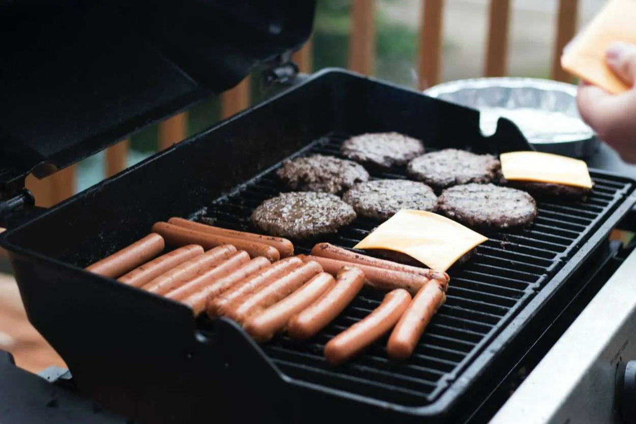 image of cooking on the grill