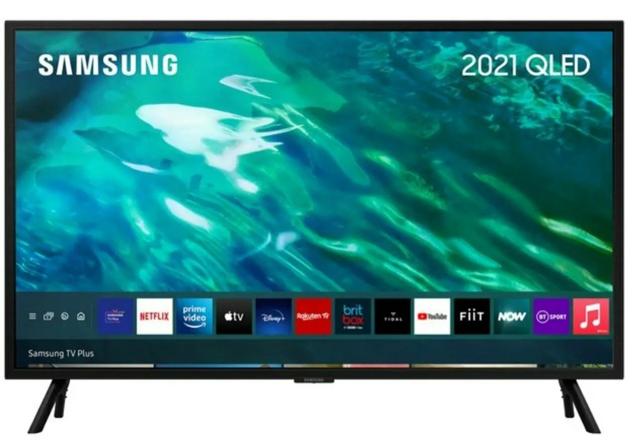 A Samsung QLED TV