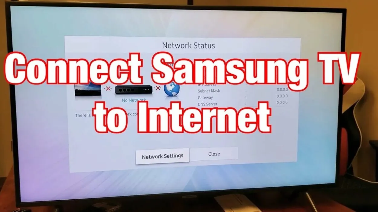 Samsung TV csatlakoztatása Wi-Fi-hez