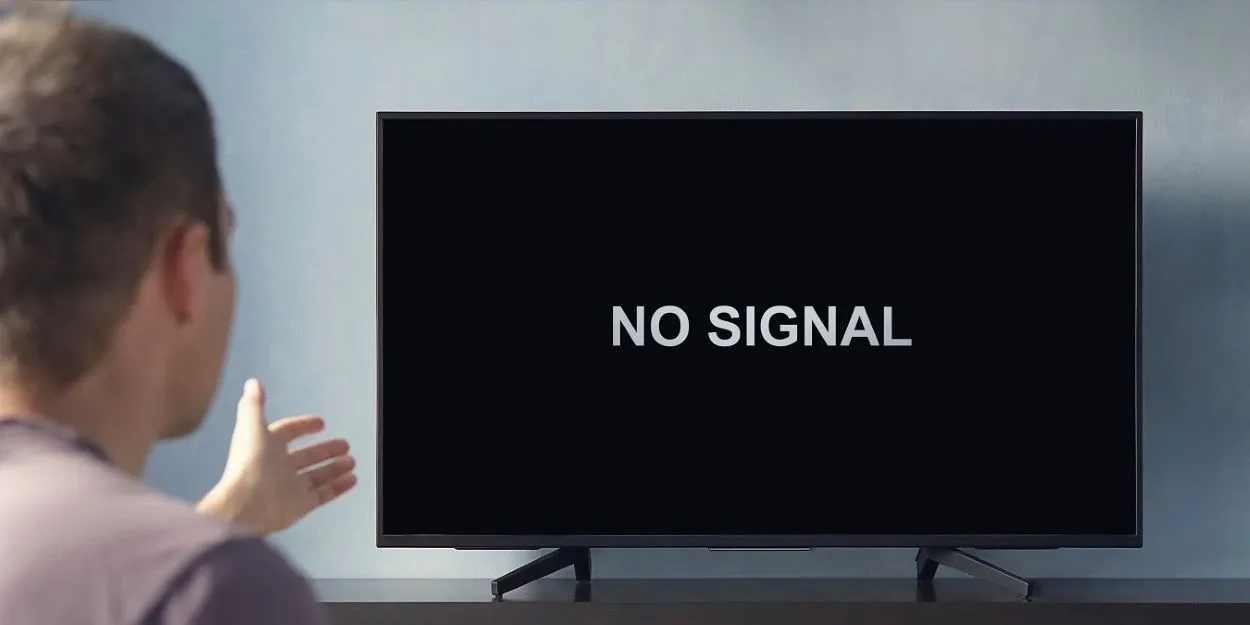 Ein Smart TV, der kein Internetsignal empfängt