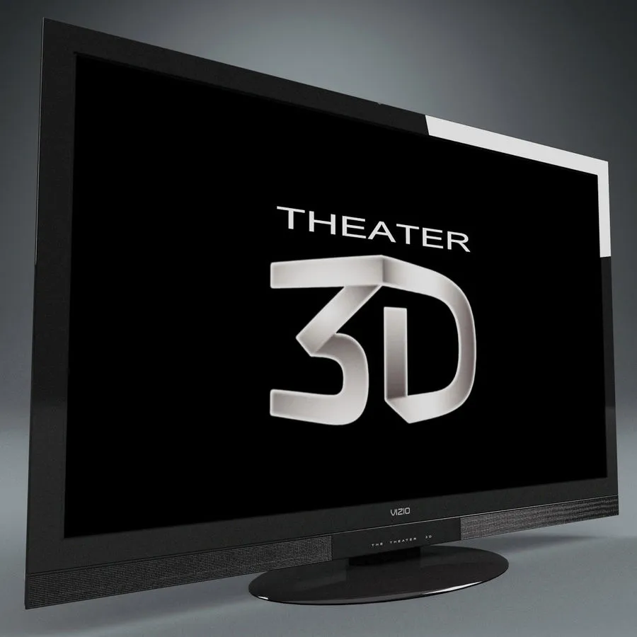 3DテレビVIZIO XVT3D650SV 3Dモデル