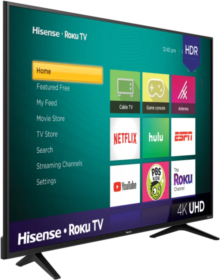 Un Hisense Roku Smart TV