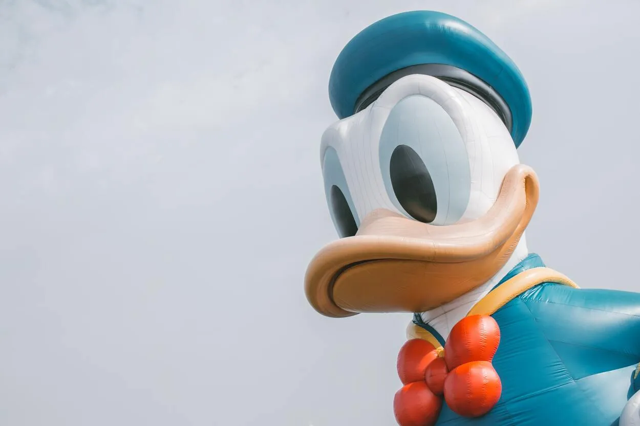 Un personaje muy famoso de Disney Pato Donald