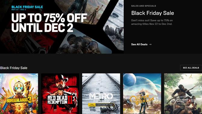 Epic Games опозорила Steam с продажей в Черную пятницу