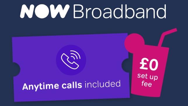 NOW Broadband теперь включает бесплатные звонки в любое время со всеми его интернет-сделками