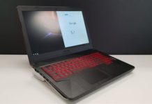 ASUS TUF FX504 předává kontrolu